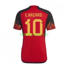 Camiseta Bélgica Hazard 10 Primera Equipación Copa Mundo 2022